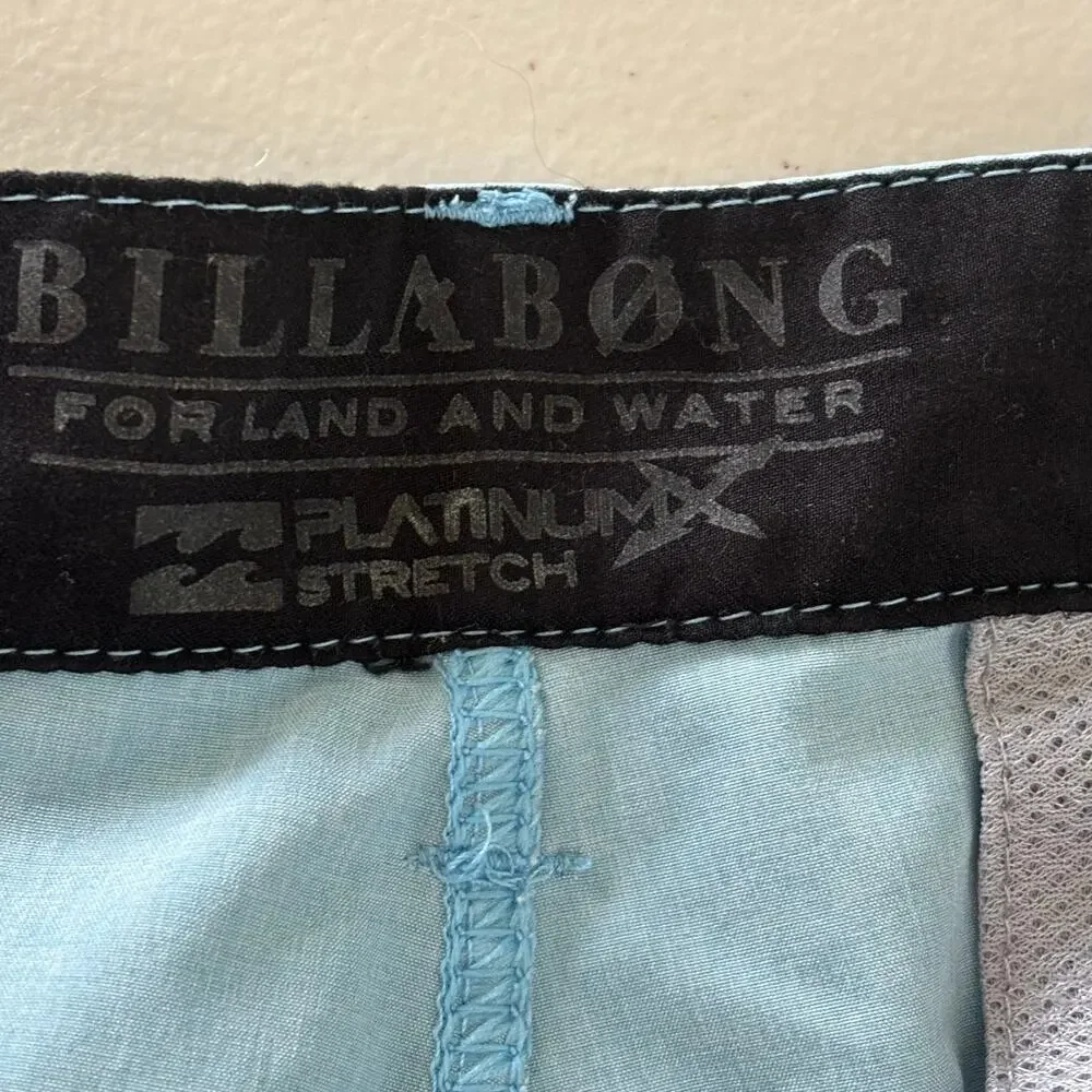 Billabong For Land and Water Platinum X Stretch‎ Men Size 38 Beach Summer Shorts